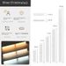 Striscia luminosa a LED con sensore di movimento intelligente - Luce per armadi ricaricabile magnetica senza fili con illuminazione regolabile a 3 colori_voghion.com