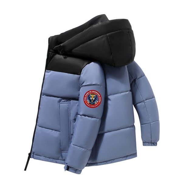 2025 Erkek Kışlık Mont, Uyumlu Kadın Kaplan Desenli Şişme Mont, Orijinal Çift Kapitoneli Dış Giyim_voghion.com