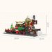 1362pcs Railway Station At Christmas With Light Model Building Block Brick Educational Assembly Toy Children Boy Gift_voghion.com