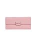 Women's Wallet Korean-Style Three-Fold Long Plaid Hasp Clutch Multiple Card Slots PU Leather Wallet Card Holder_voghion.com