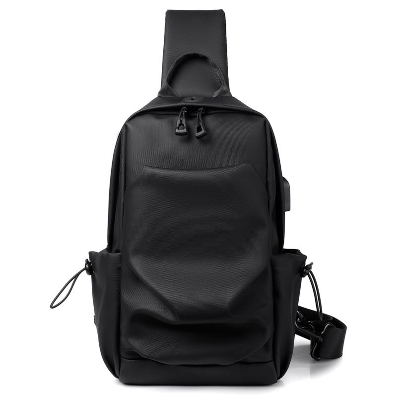 New cross-body bag men's simple cross-body bag single shoulder cross-body bag fashion sports men's chest bag_voghion.com