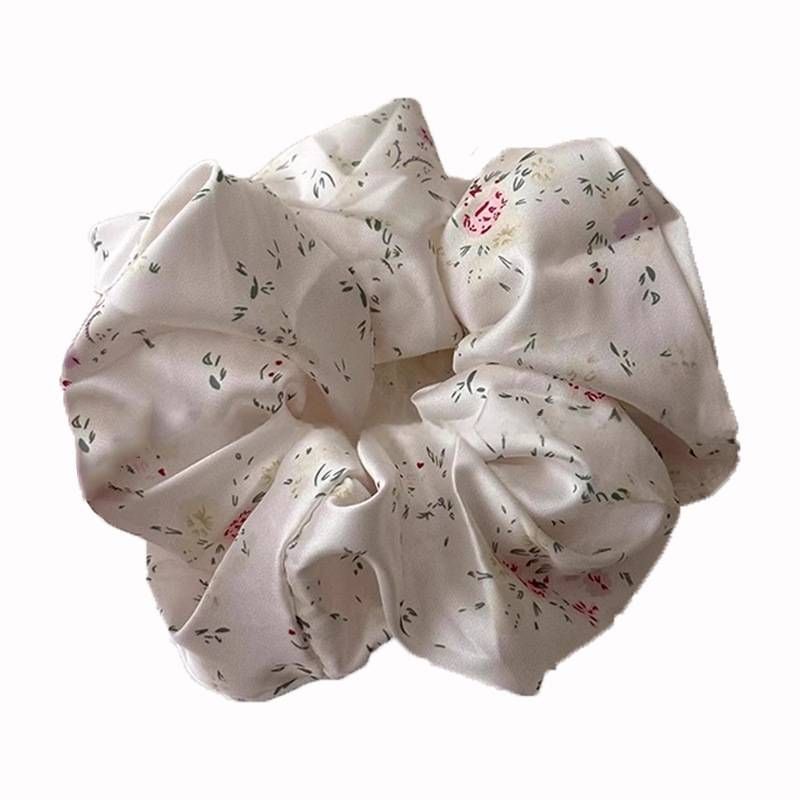 Mode Satijnen Scrunchie Vrouwen Zijden Haarelastiek Elastische Haarbanden Meisjes Zwarte Haarbanden Haar Touw Crunchie Voor Haar Accessoire_voghion.com