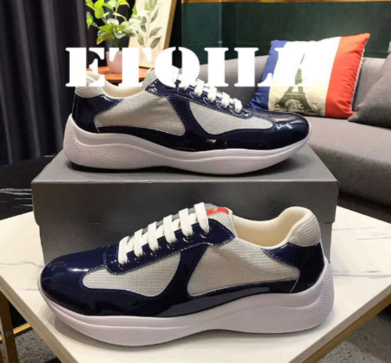 Mesh matching color sneakers bright surface breathable casual shoes all fashion comfortable leather men's shoes board shoes_voghion.com