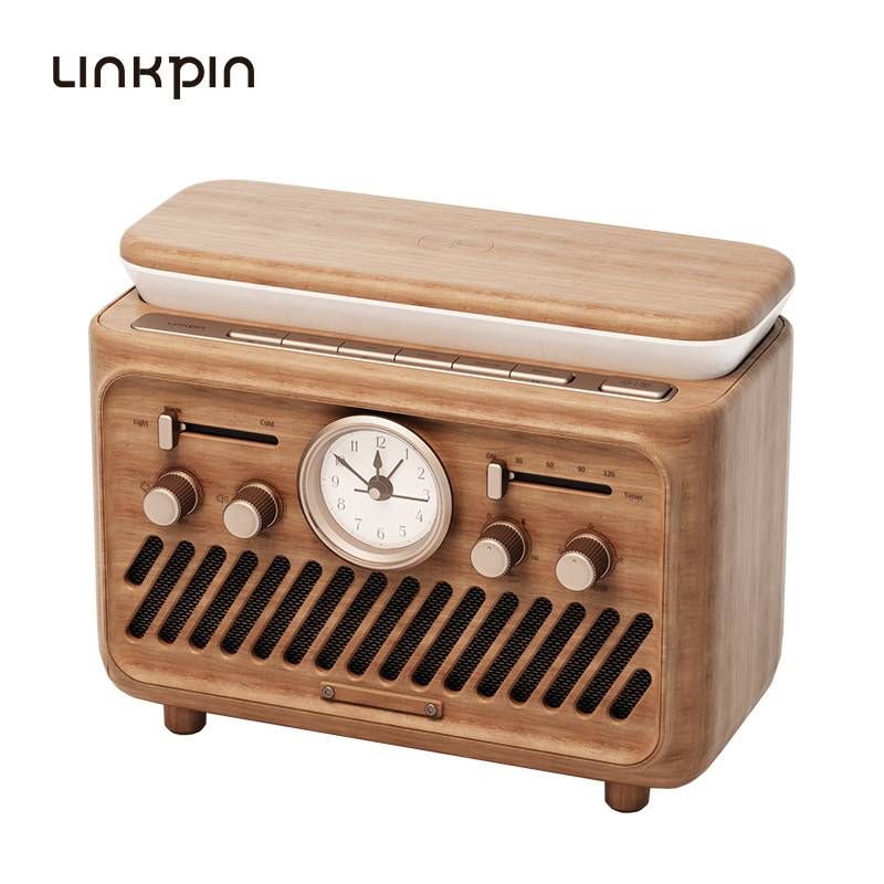 Linkpin Sleep Aid Sound Speaker 2.0-with Wireless Charger Function_voghion.com