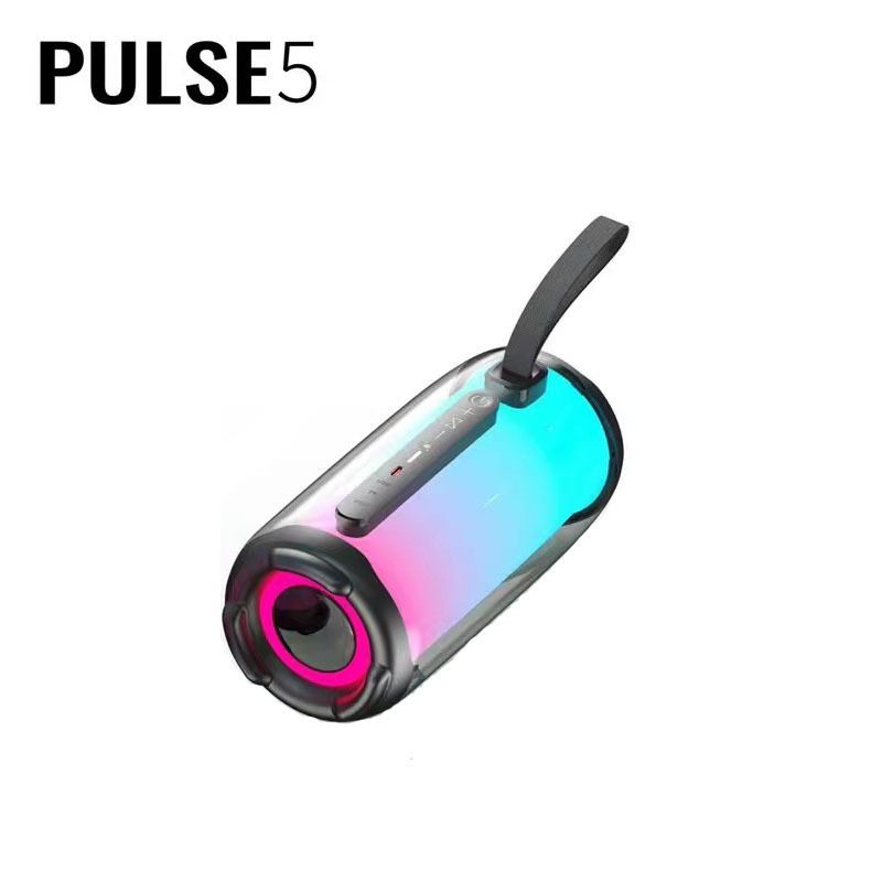 Speaker Pulse5 Pulse6 Flip6 Flip7 Bluetooth-Speaker Portable Speaker Full Screen Ultra Bluetooth-Waterproof Bass Speaker Heavy Bass Color Led Lights_voghion.com