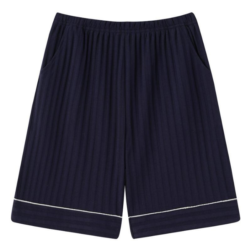 Men's pajama large shorts, loose quarter summer plus size, thin home pants, can be worn externally_voghion.com