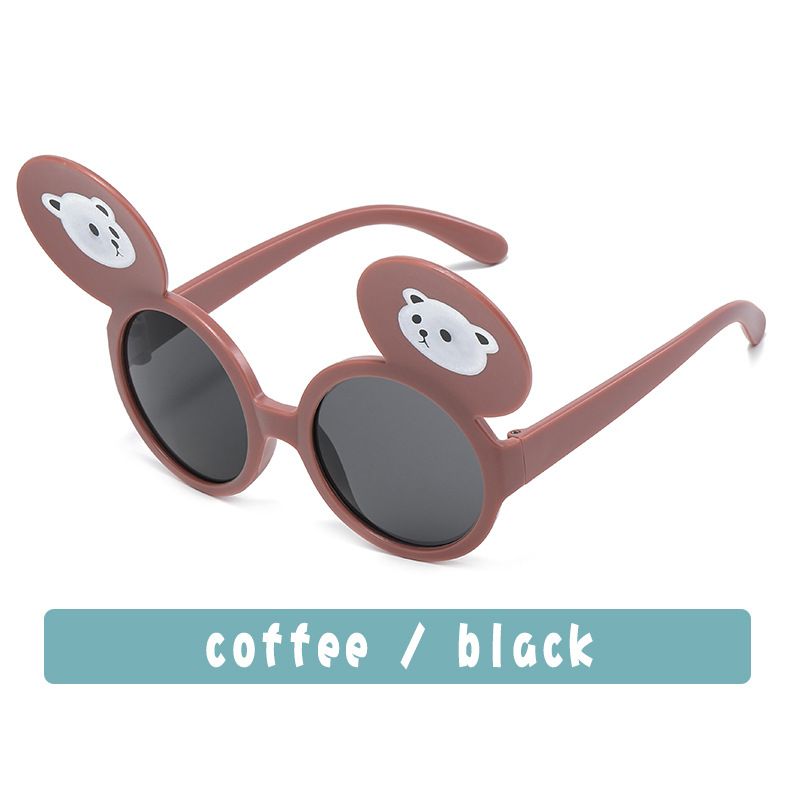 Børnesolbriller Bjørnepersonlighed store ører Børnesolbriller Tegneserie drenge og piger babysolbriller_voghion.com