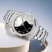 Business Men's Watch Black And White Spliced Shell Face, Stainless Steel Strap Arabic Numeral Dial Quartz Watches Hot Selling_voghion.com