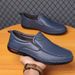 Suitable For All Seasons Woodpecker Shoe 2025 Summer New Men' Genuine Leather Clog For Middle-aged And Elderly Breathable Hollow Caual_voghion.com