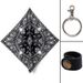 LazyZoom Cashew Flower Square Scarf Motorcycle Harley Biker Riding Face Mask Hip-Hop Headscarf Quick-Dry Thin Style_voghion.com