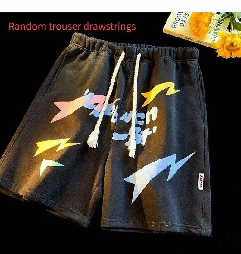 Men's Clothing Summer Fashion Brand Simple Sports Shorts Retro Street Loose Versatile Casual Shorts_voghion.com
