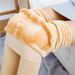 Collant foderati in pile color carne per donna – Leggings ultra-naturali color pelle, adatti all'inverno e senza cuciture (con/senza piede, taglia unica per 34-61 kg)_voghion.com