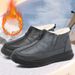 NEW Fleece And Thickened Snow Boots,, Waterproof And Anti-slip, One-foot Warm Cotton Boots_voghion.com