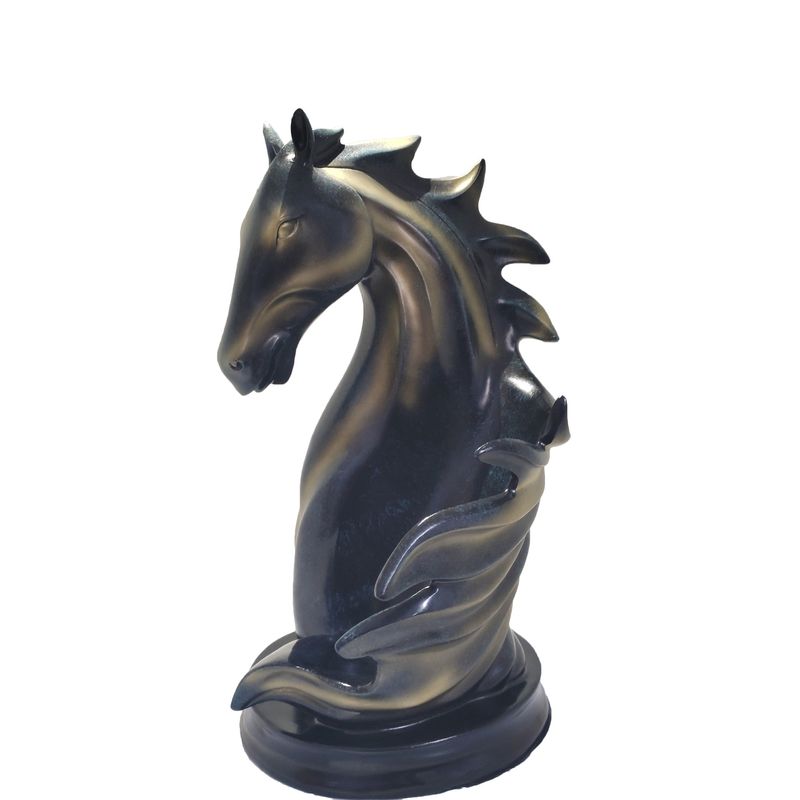 Soft Crafts Horse Head Wine Rack Living Room TV Cabinet Office Ornament Home Decoration New Year Gift_voghion.com