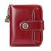 New Leather Women's Short Style Student Korean Version Multi-Functional Mini Coin Purse Driver's License Wallet_voghion.com