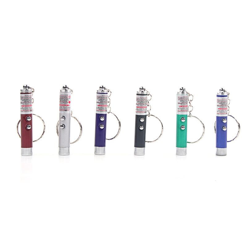2-in-1 aluminum alloy LED laser infrared pen cat teasing stick kitten toy artifact_voghion.com