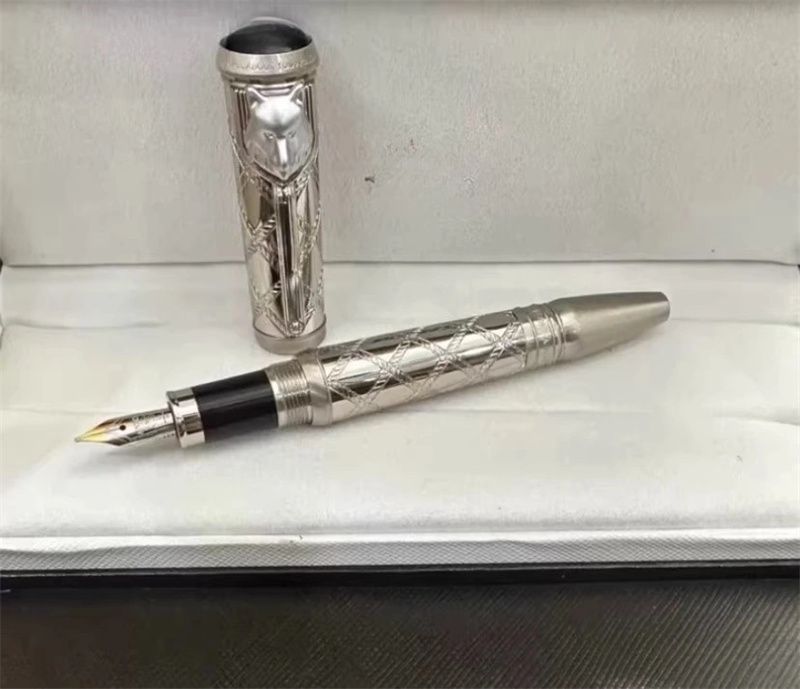 Luxury The Great Literary Figure Engraving Metal Ballpoint Pen Rollerball Pen Fountain Pens Stationery Office School Supplies With Writing High Qualit_voghion.com