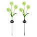 Solar-Powered LED Dandelion String Lights – Waterproof Garden Decor With Warm/Colorful Options For Patio, Yard & Events_voghion.com