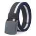 Sports versatile outdoor with automatic buckle imitation nylon belt, simple multi-color men's belt_voghion.com