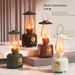 Portable Speakers Kerosene Lamp Bluetooth Speaker Portable Outdoor Camping Lamp Audio Flame Atmosphere Night Light Speaker_voghion.com