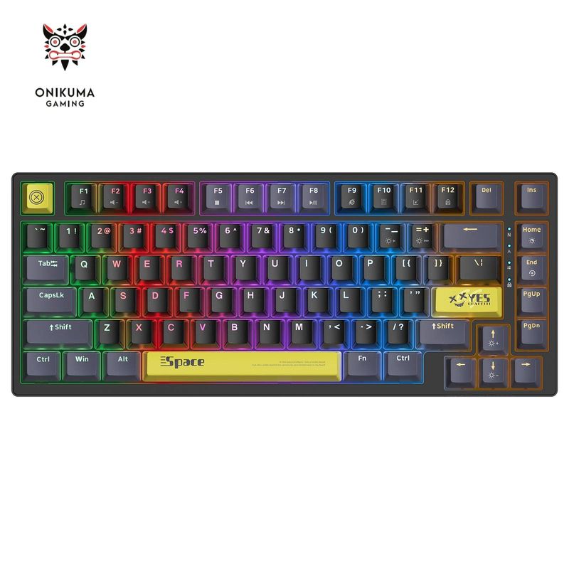 ONIKUMA G52 Wired Mixed Light Mechanical Keyboard_voghion.com