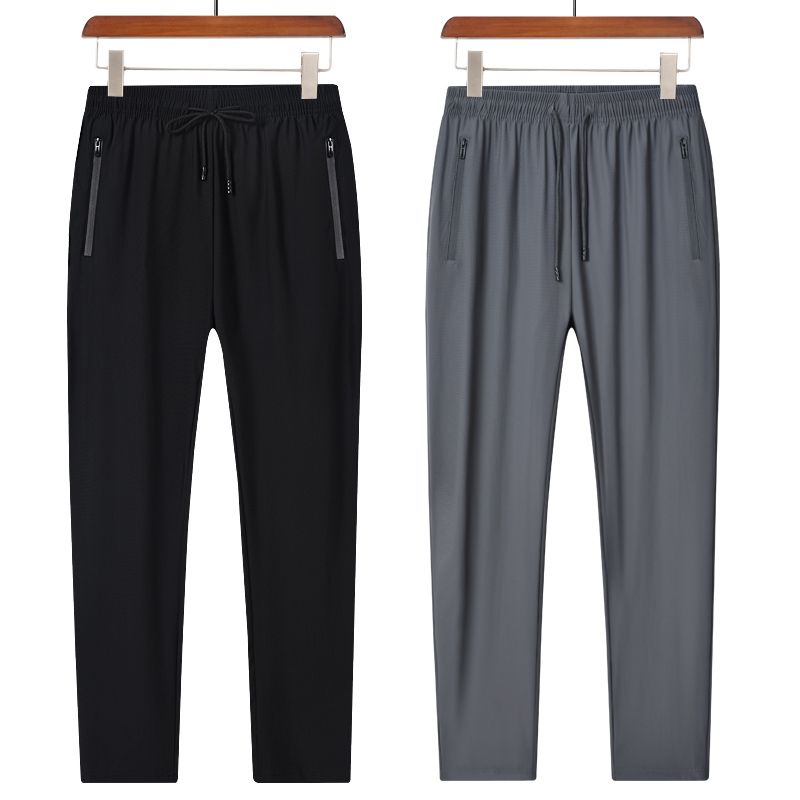 Nieuw Atmungsaktive Herren-Sporthose Aus Eisseide, Schnell Trocknend, Schweißabsorbierend, Bequem, Cool, Hochwertige Outdoor-slang voor Herren_voghion.com