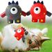 Guangying Pet Chew Toy Built-in Sounder Cartoon Style Bite Resistant Harmless Teeth Cleaning Scentless Squeaky Cartoon Animal Sound Doll For Home Use_voghion.com