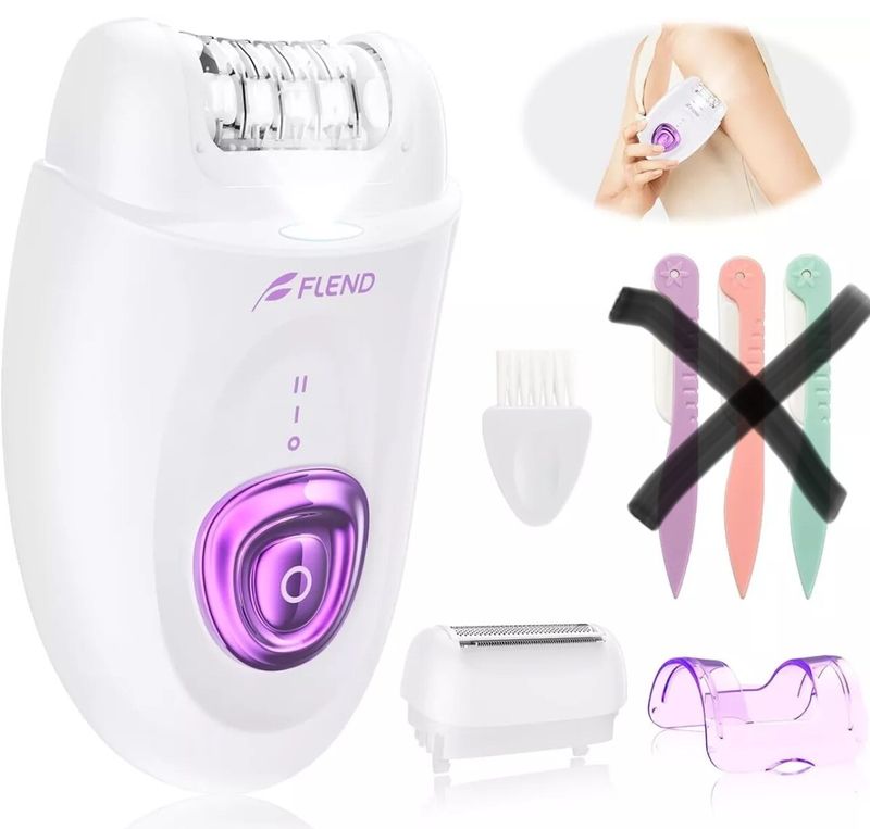 Epilierer für Frauen & Rasierkopf, für Beine, Arme, Gesicht, Achseln und Bikinizone_voghion.com