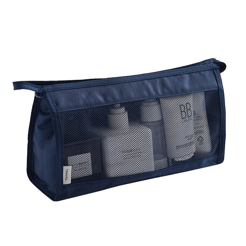 Damentaschen Reisekosmetiktasche für Damen, einfache, große Kapazität, atmungsaktive Kosmetikaufbewahrungstasche aus Netzstoff, tragbare tragbare Kulturtasche_voghion.com