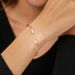 Brass Gold Plated Bracelet For Women Light Luxury Style Inlaid Opal Opening Adjustable Teardrop Shaped Bracelet_voghion.com