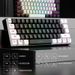 Mini teclado RGB luminoso con cable de 61 teclas para juegos, tacto mecánico, portátil y compacto para oficina y negocios._voghion.com