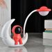 Creative Cartoon Astronaut Night Light LED Study Eye Protection Rechargeable Desk Dormitory Bedroom Bedside Lamp_voghion.com