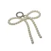 Fashionable pearl bow sweet and cute pendant decoration keychain charm wallet backpack handbag Y241121_voghion.com