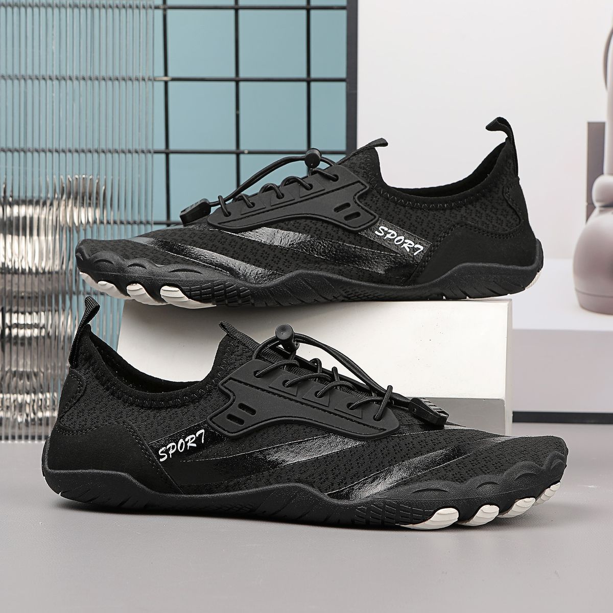 Unisex Quick-Dry Water Shoes For Swimming, Hiking & Beach – Non-Slip Aqua Shoes With Breathable Mesh & Comfortable EVA Midsole – Outdoor Sports Shoes_voghion.com