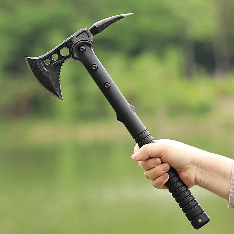 Outdoor Axe, Outdoor Tree Camping, Chopping Wood, Self-defense, Engineering, Firefighting, Mountain Cutting, Tactics,_voghion.com