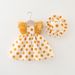 Baby Dress For Girl Back Bow Polka Dot Princess Dress High Quality Baby Girl Outfit Send Hat_voghion.com