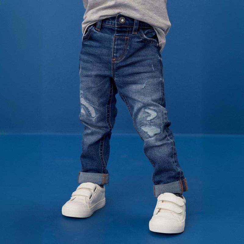 Kids’ Clothing Jeans Solid Color Trendy Summer Cotton General Purpose Trousers_voghion.com