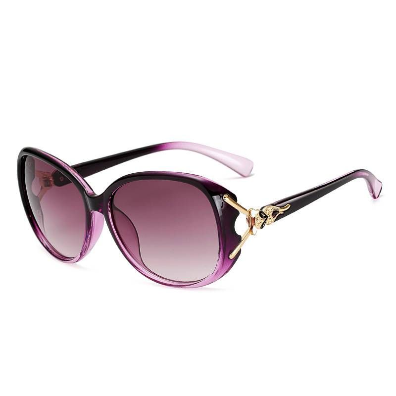 Noua versiune coreeană a ochelari de soare Ins Fashion Outdoor Driving Stand Classic Joker Big Box Fox Ochelari de soare pentru femei_voghion.com