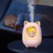 Mini Cute Animal Humidifier With Night Light & Aroma Diffuser, USB Portable For Home & Office, Quiet 36dB, Auto Shut-Off, 0.5L Capacity_voghion.com