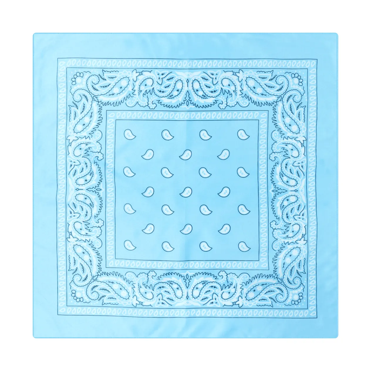 polyester paisley cashew flower square scarf hip hop outdoor cycling spot wholesale bandana headscarf_voghion.com