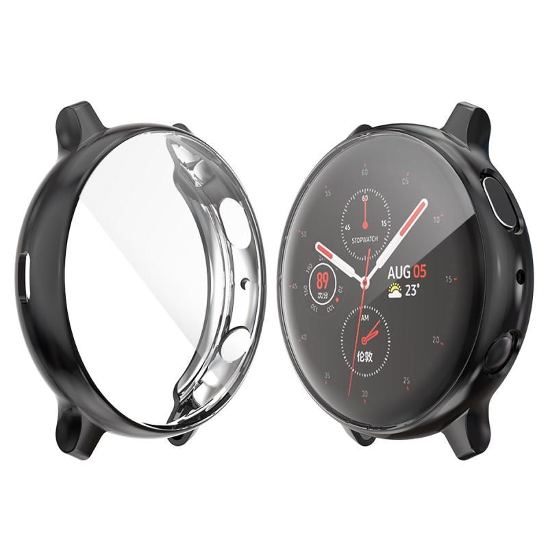 Case For Samsung galaxy watch active 2 active 1 cover bumper Accessories Protector Full coverage silicone Screen Protection 44mm_voghion.com