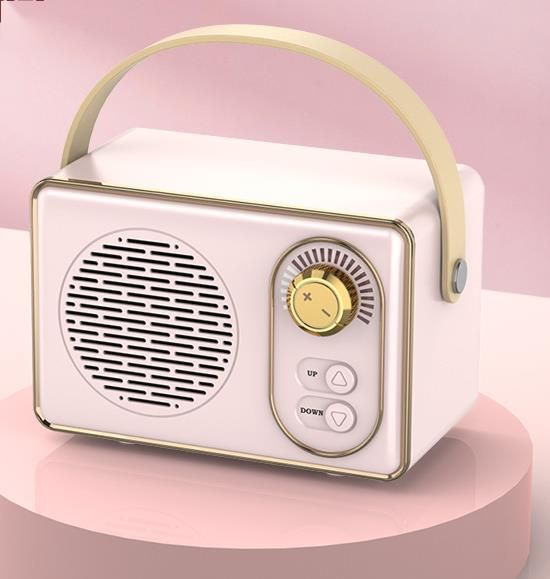 Cross-Border Retro Space Capsule Bluetooth Speaker Gift Radio Mobile Phone High-End Home Nostalgic Super Bass Sound_voghion.com