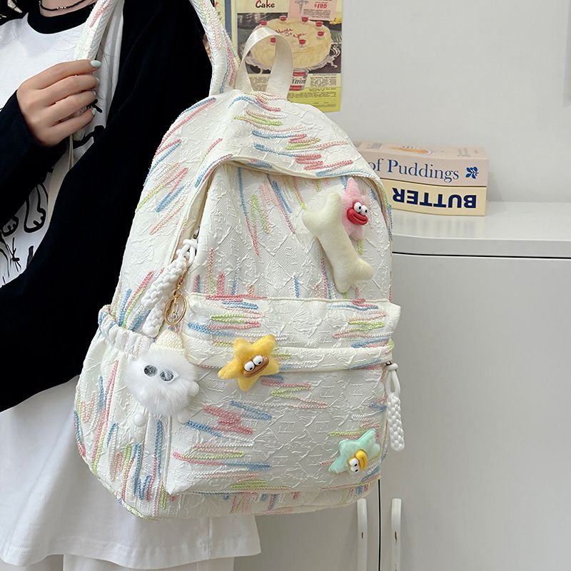 Korean Style Schoolbag For High School And College Students With High Aesthetic Value_voghion.com
