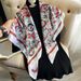 Simulated Silk 90 Small Square Women's Fashion Versatile Colored Printed Scarf, Satin Face_voghion.com