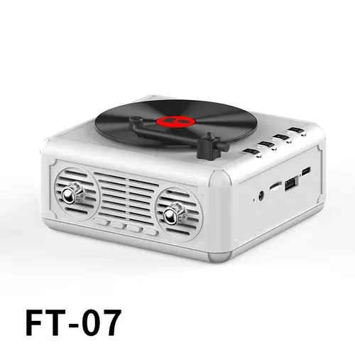 Drahtloser Bluetooth-Plattenspieler Audio Kreativer tragbarer Mini-Kartensteckplatz Kleiner Lautsprecher Subwoofer Geschenk_voghion.com