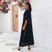 Bohemian Embroidered Cotton Maxi Dress – Oversized Beach Cover-Up, Flowy Tunic For Women, Plus Size Swim Wrap With Elegant Gold Embroidery_voghion.com