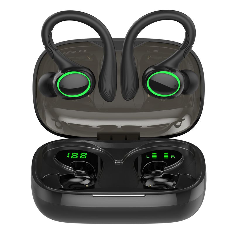 Unbeatable Quality Sports Bluetooth With Long Standby Time, TWS Hanging Ear Digital Display, Waterproof And Noise_voghion.com