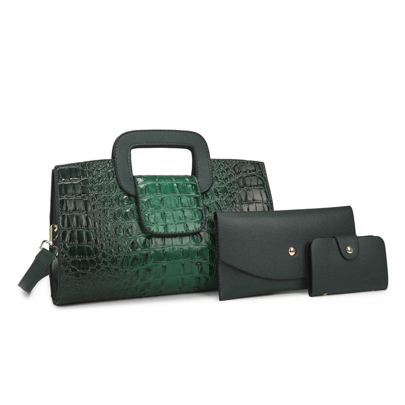 High-End-Damen 2025 Neue trendige Mode Krokodilmuster Schulter-Umhängetasche Vielseitige Handtasche_voghion.com