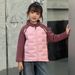Kids' Sherpa-Lined Puffer Jacket - Winter & Spring Warm Zip-Up Coat With Stand Collar, Lightweight Quilted Outerwear For Boys & Girls (100-170cm)_voghion.com