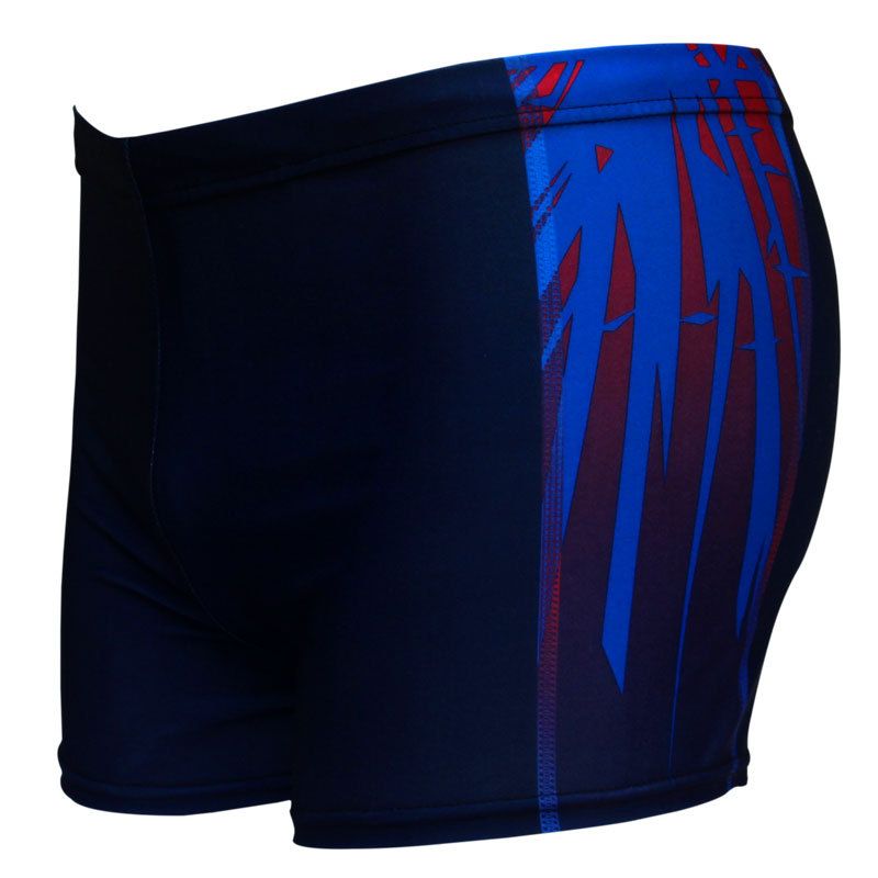 New style printed swimming trunks, fashionable flat foot hot spring quick drying large men's swimming trunks_voghion.com
